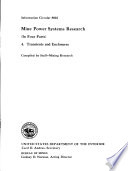 Mine Power Systems Research  in Four Parts 