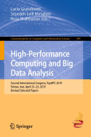 High-Performance Computing and Big Data Analysis
