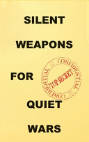 Silent Weapons for Quiet Wars  An Introductory Programming Manual Book