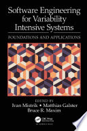 Software Engineering for Variability Intensive Systems Book