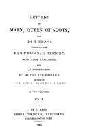 Letters of Mary, Queen of Scots