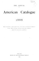The Annual American Catalogue