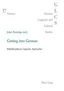 Getting Into German