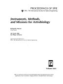 Instruments, Methods, and Missions for Astrobiology