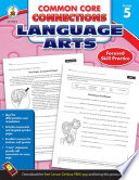 Common Core Connections Language Arts  Grade 5 Book