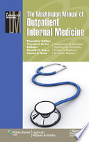 Washington Manual   of Outpatient Internal Medicine Book