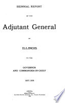 Biennial Report of the Adjutant General Book