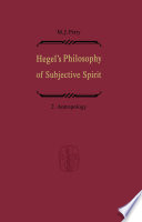 Hegel   s Philosophy of Subjective Spirit   Hegels Philosophie des Subjektiven Geistes