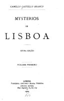 Mysterios de Lisboa  Camillo Castello Branco