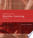 Introduction to Machine Learning, fourth edition