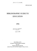 Bibliographic Guide to Education 1994