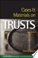 Cases   Materials on Trusts