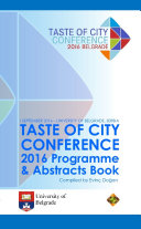 TASTE OF CITY CONFERENCE 2016 PROGRAMME & ABSTRACTS BOOK