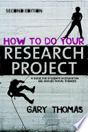 How to Do Your Research Project Book