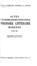 Actes Du ... Congres̀ de la Fédération Internationale Des Langues Et Littératures Modernes