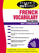 Cover of Schaum's Outline of French Vocabulary
