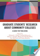 Graduate Students    Research about Community Colleges