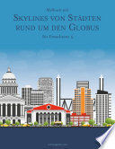 Malbuch mit Skylines von Städten rund um den Globus für Erwachsene 5