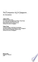 The Companies Act of Singapore