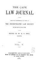 The Cape Law Journal
