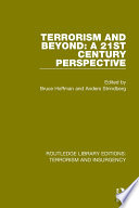 Terrorism And Beyond Rle Terrorism Insurgency 