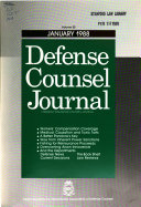 Defense Counsel Journal