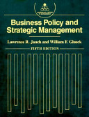 Business Policy and Strategic Management Book