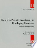 Trends In Private Investment In Developing Countries