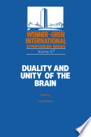 Duality and Unity of the Brain PDF Book By David Ottoson