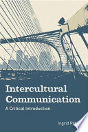 Intercultural Communication  A Critical Introduction