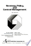 Strategy, Policy, and Central Management