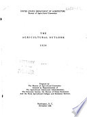 The Agricultural Outlook for 1923 1940