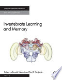 Book Invertebrate Learning and Memory Cover