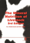 The Mineral Nutrition of Livestock