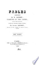 Fables choisies, tr. en vers latins avec le texte en regard, suivies de diverses poésies latines par A. Jauffret