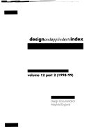 Design   Applied Arts Index Book
