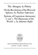 Great Books of the Western World: Ptolemy. Copernicus. Kepler