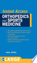 LANGE Instant Access Orthopedics and Sports Medicine Book