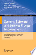 Systems  Software and Services Process Improvement Book