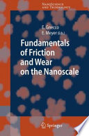 Fundamentals of Friction and Wear Book