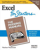 Excel 2003 for Starters  The Missing Manual