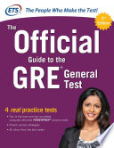 The Official Guide to the GRE General Test  Third Edition