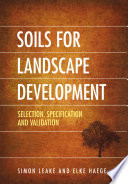 Soils for Landscape Development Book