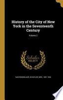 HIST OF THE CITY OF NEW YORK I
