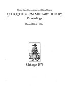 Colloquium on Military History: Proceedings