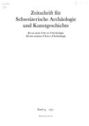 Journal of Swiss archaeology and art history