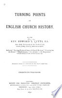 Turning Points of English Church History