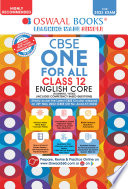 Oswaal CBSE One for All  English Core  Class 12  For 2023 Exam  Book
