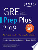 GRE Prep Plus 2019 Book