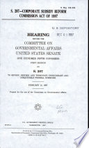 s-207-corporate-subsidy-reform-commission-act-of-1997
